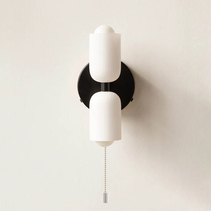 Moderne Dubbele Wandlamp | LED Up & Down Wall Sconce voor Slaapkamer, Hal of Woonkamer – DuoBeam Wall Light