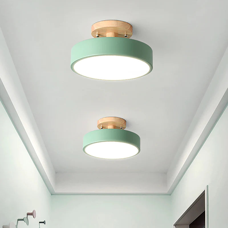 Kleurrijke LED Plafondlamp | Semi-Flush Design voor Kinderkamer of Speelse Interieurs – ColorBeam LED