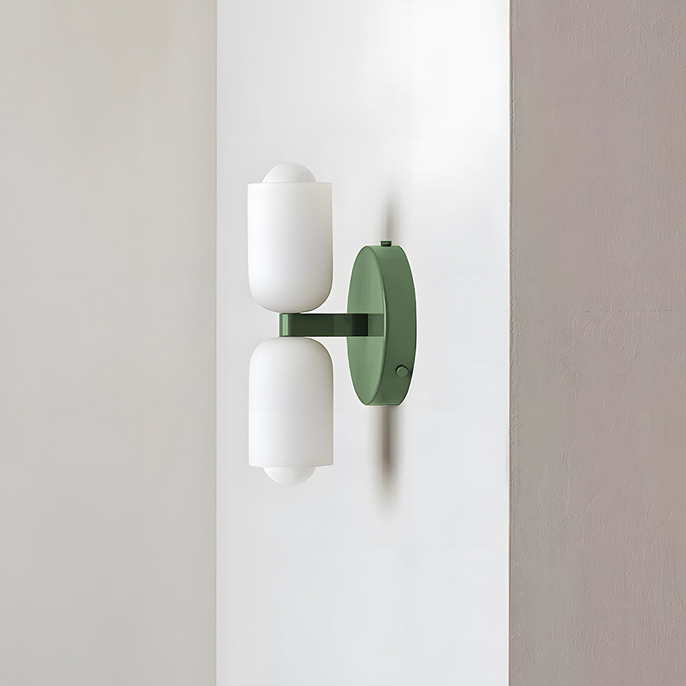 Moderne Dubbele Wandlamp | LED Up & Down Wall Sconce voor Slaapkamer, Hal of Woonkamer – DuoBeam Wall Light