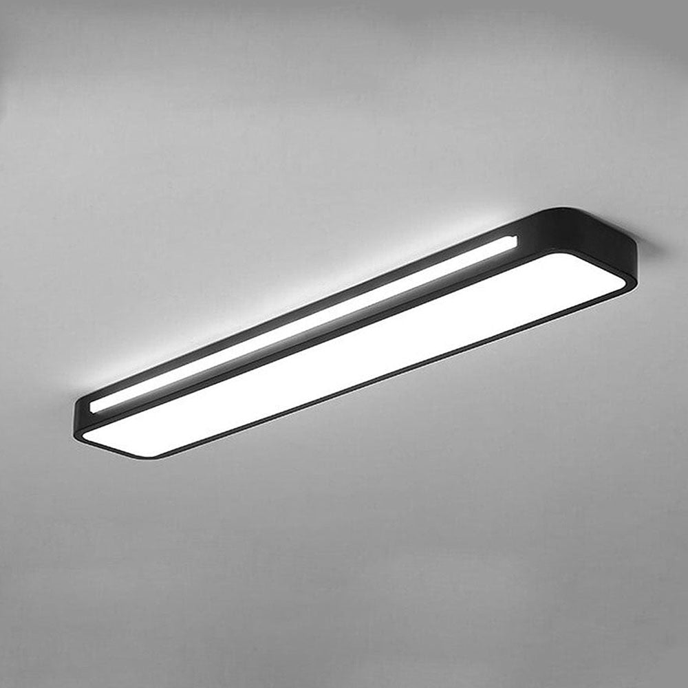 Moderne Scandinavische LED Plafondlamp | Minimalistisch Langwerpig Design voor Woonkamer of Eetkamer – NordiLine LED