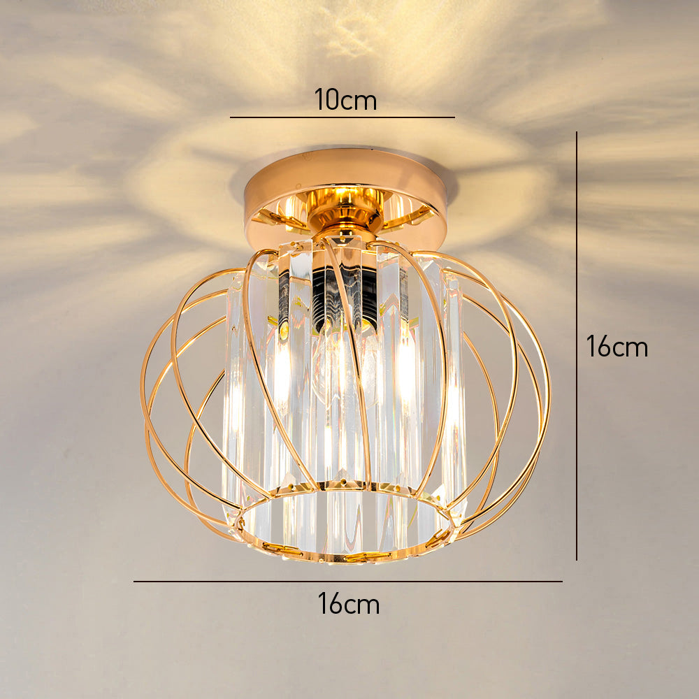 Nordic Luxe Plafondlamp van Glas | Designlamp voor Hal, Gang of Overloop – ScandiLuxe Glow