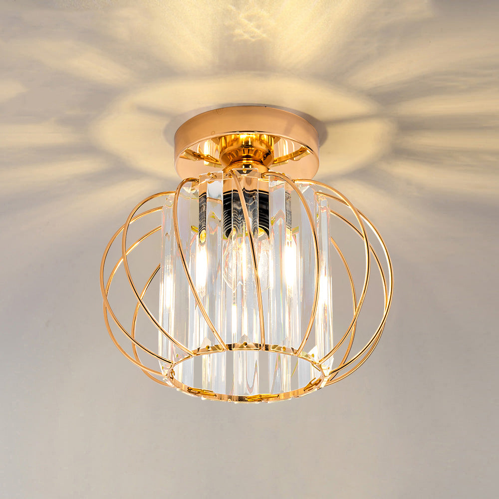 Nordic Luxe Plafondlamp van Glas | Designlamp voor Hal, Gang of Overloop – ScandiLuxe Glow