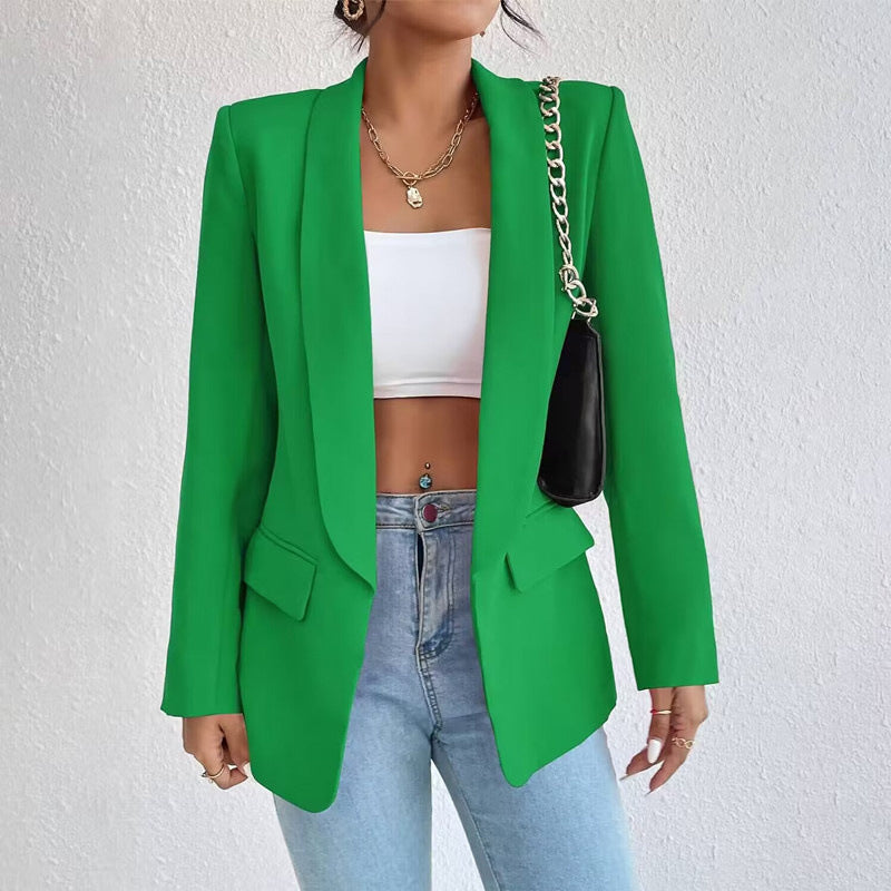Casual Open Voorkant Blazer | Formeel