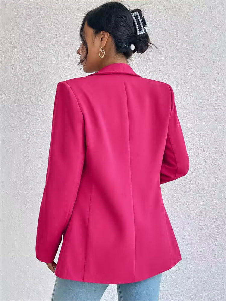 Casual Open Voorkant Blazer | Formeel