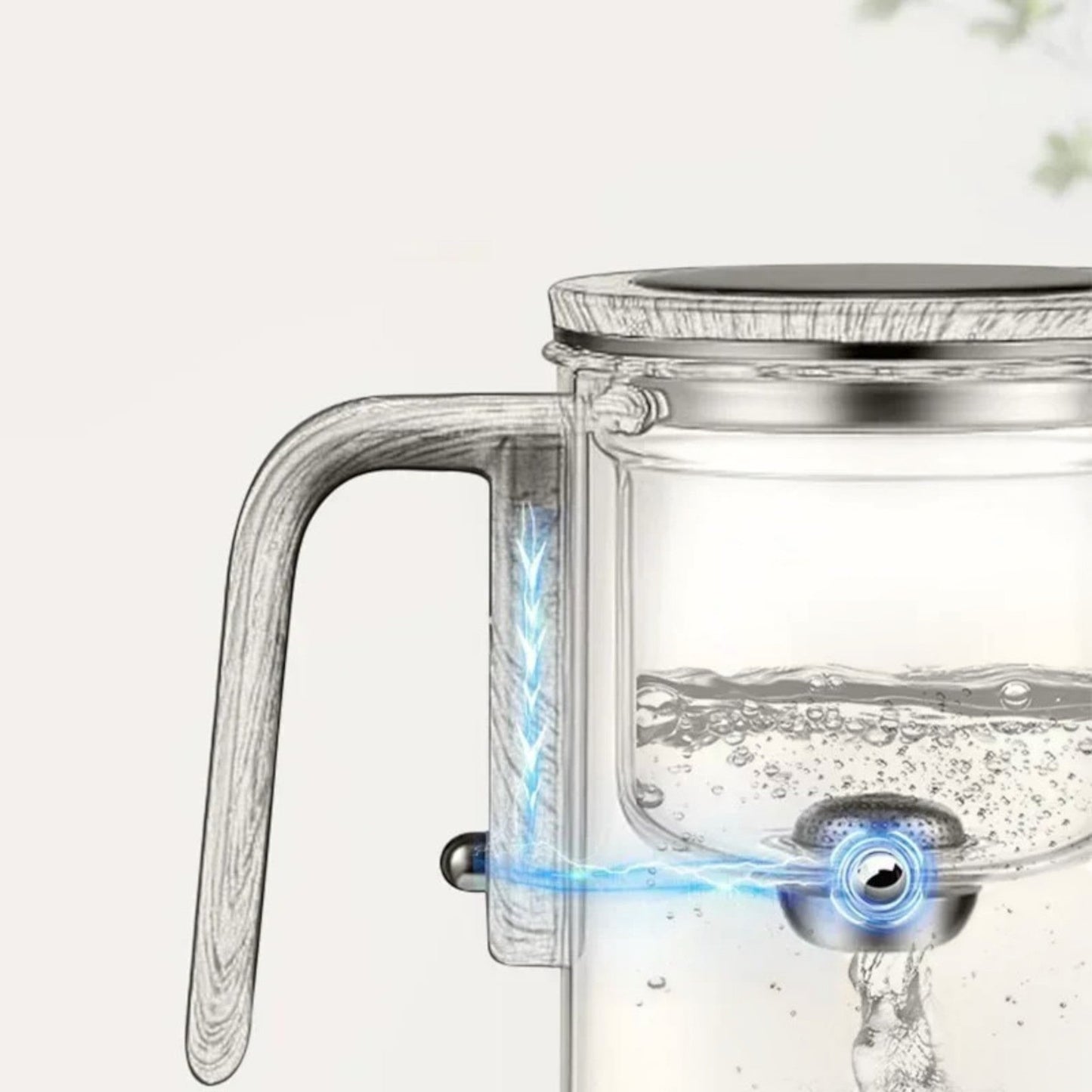 Elegante Glazen Theepot met Infuser – Creatief Ontwerp voor Losse Thee – ZenSteep – Amari