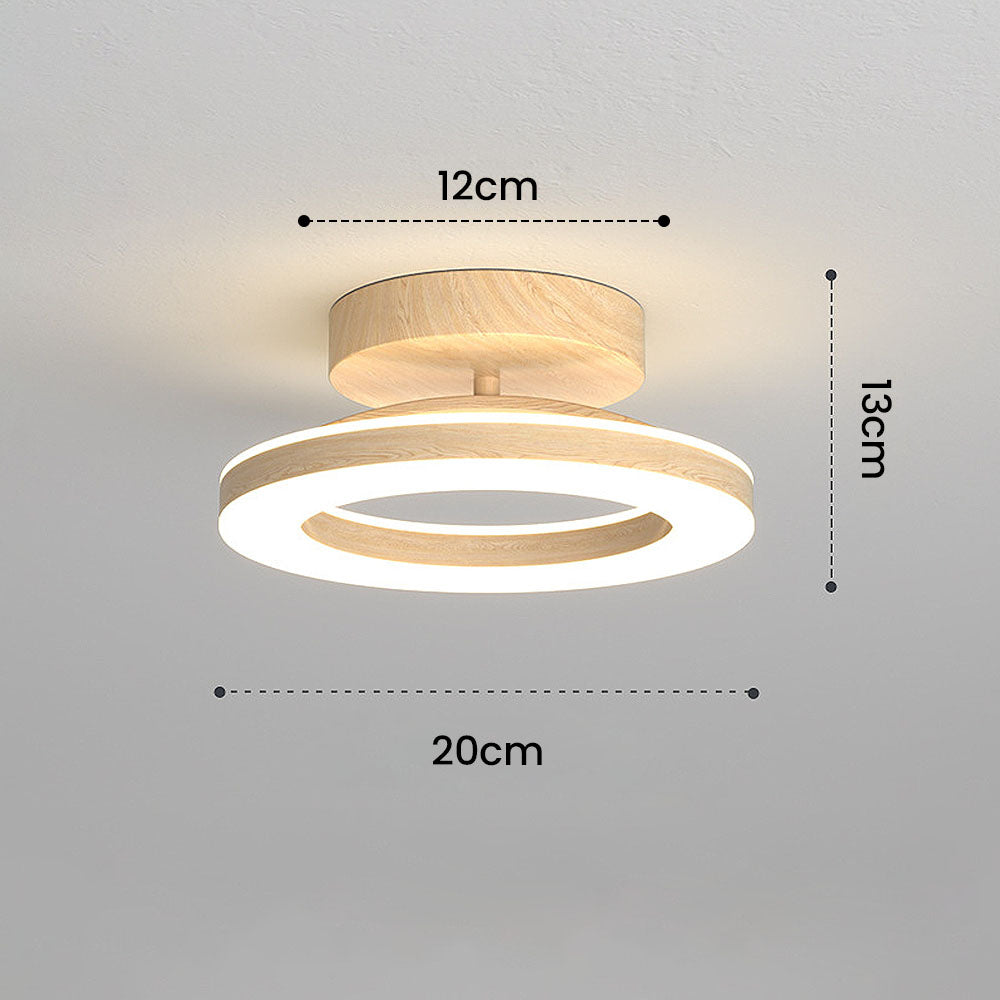 Ronde LED Plafondlamp van Acryl | Moderne Verlichting voor Hal of Entree – ClearGlow Hall Light