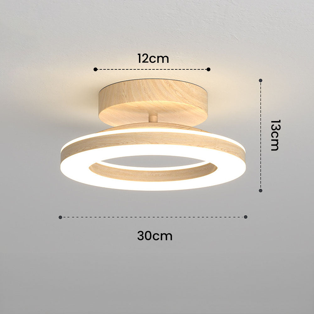 Ronde LED Plafondlamp van Acryl | Moderne Verlichting voor Hal of Entree – ClearGlow Hall Light