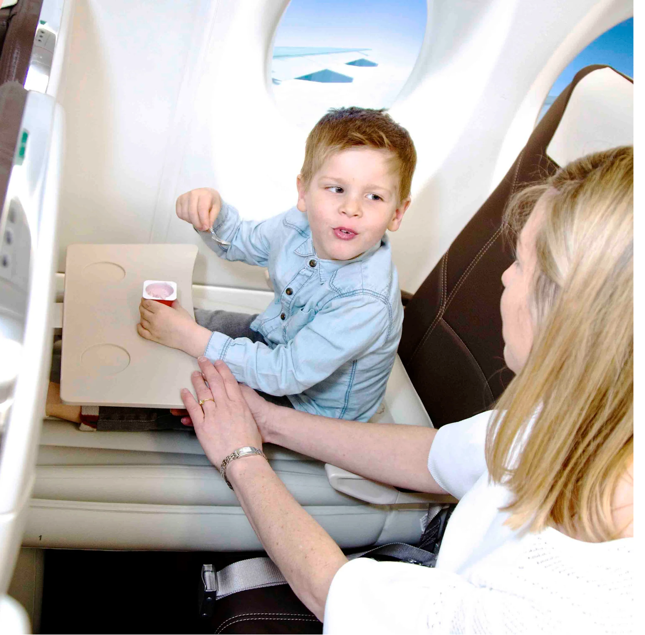 Comfort Opblaasbaar Vliegtuigbed – Comfortabel & Praktisch Reisbeddje voor Kinderen – Skyler