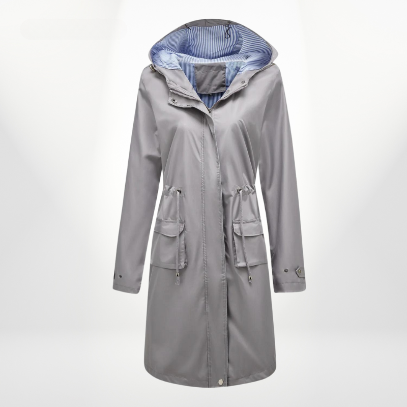 Trenchcoat Regenjas Met Capuchon | Lang