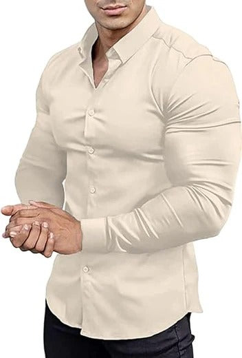 David – Slim Fit Herenoverhemd Voorjaar 2025 | Strijkvrij en Elegant Design