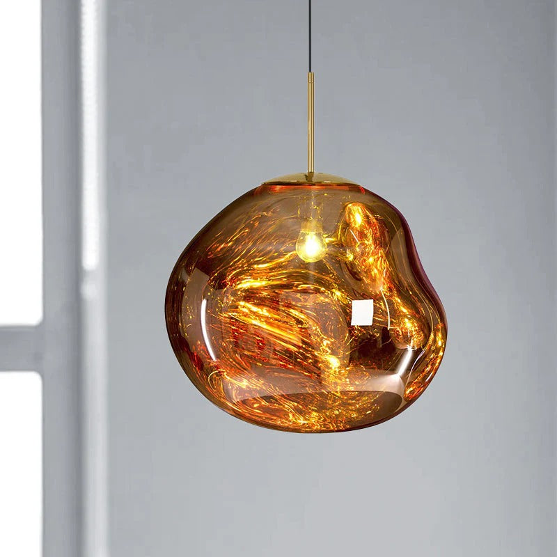 LunaLux Plafondlamp van Glas | Moderne Designlamp voor Woonkamer of Hal