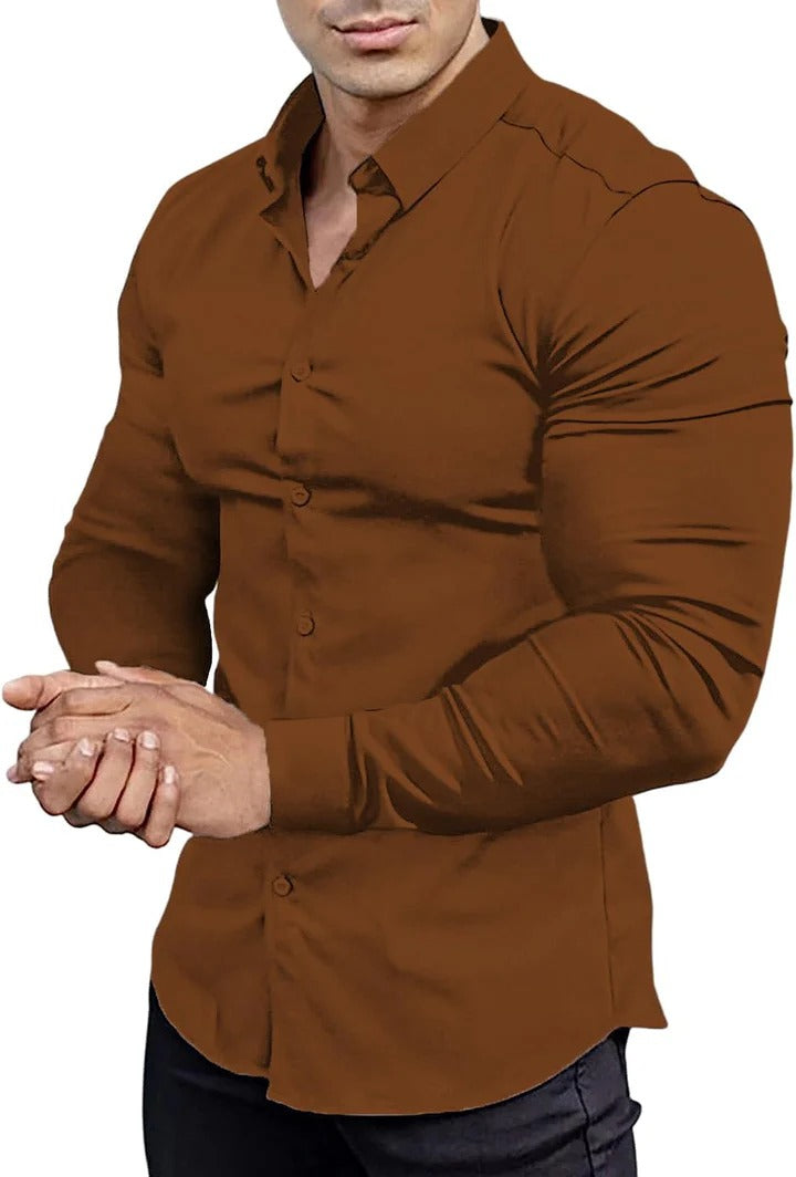David – Slim Fit Herenoverhemd Voorjaar 2025 | Strijkvrij en Elegant Design