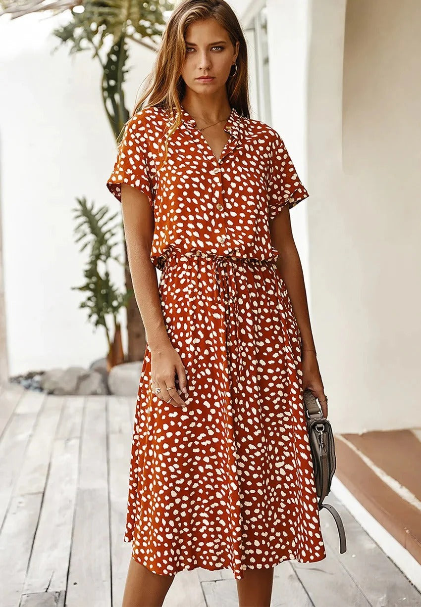 Zomerjurk Dames met Print | Luchtige en Comfortabele Jurk voor Warme Dagen