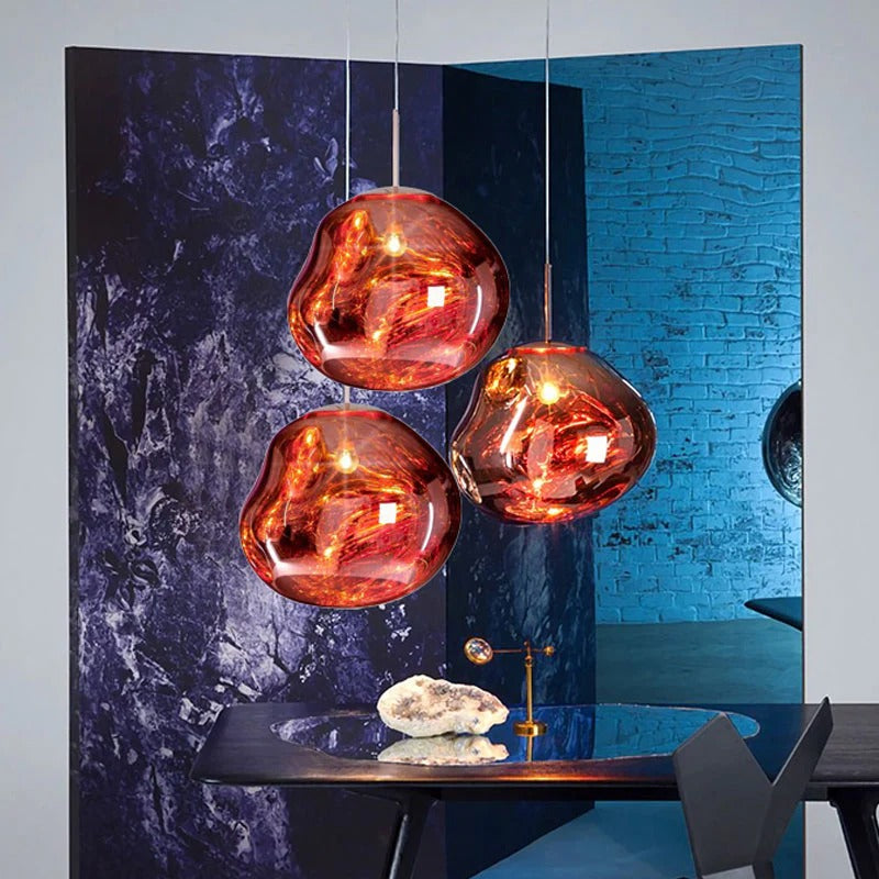 LunaLux Plafondlamp van Glas | Moderne Designlamp voor Woonkamer of Hal