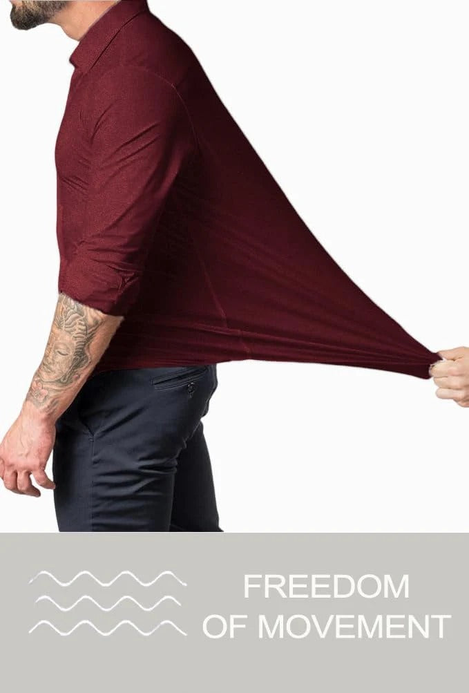 David – Slim Fit Herenoverhemd Voorjaar 2025 | Strijkvrij en Elegant Design