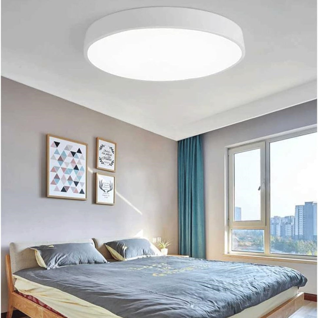 Ronde LED Plafondlamp | Strak Flush Mount Design voor Slaapkamer, Hal of Woonkamer – LumaRing LED