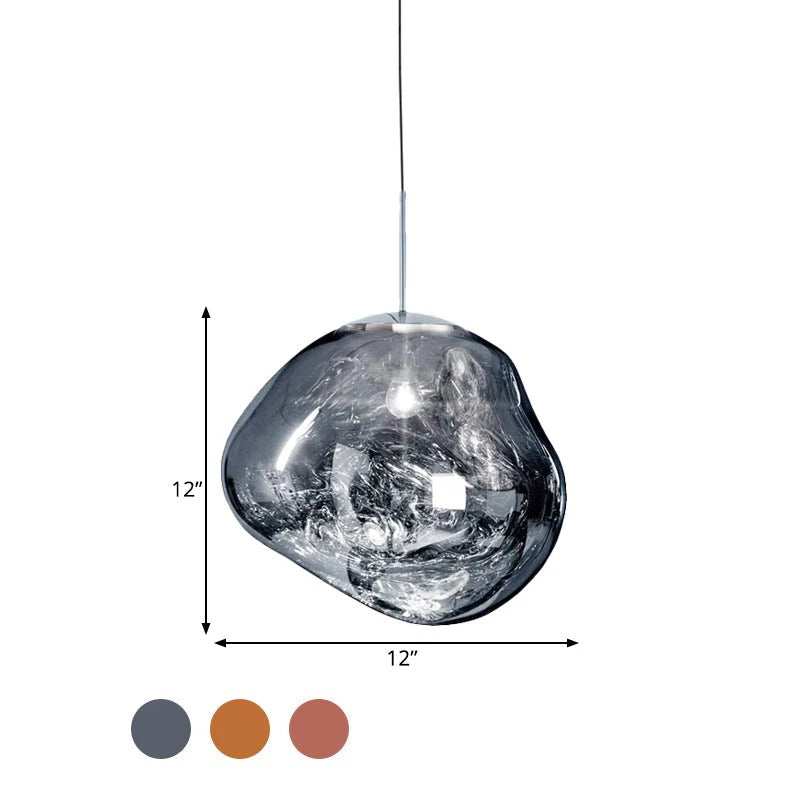 LunaLux Plafondlamp van Glas | Moderne Designlamp voor Woonkamer of Hal