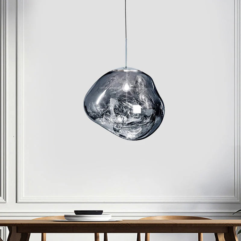 LunaLux Plafondlamp van Glas | Moderne Designlamp voor Woonkamer of Hal