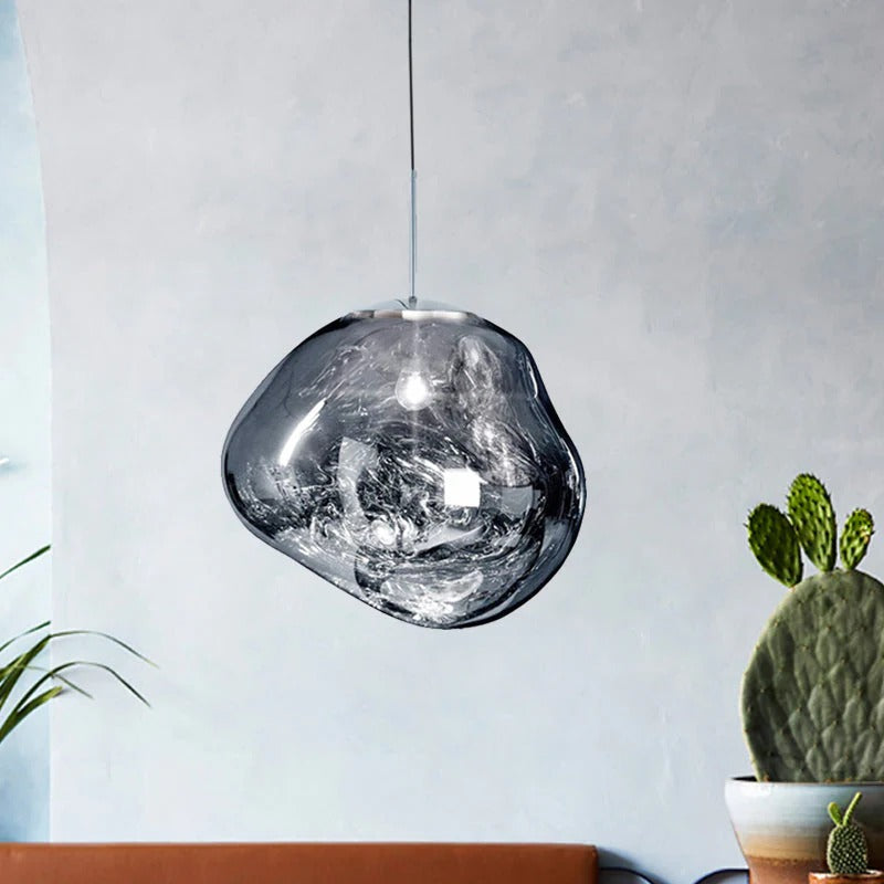 LunaLux Plafondlamp van Glas | Moderne Designlamp voor Woonkamer of Hal