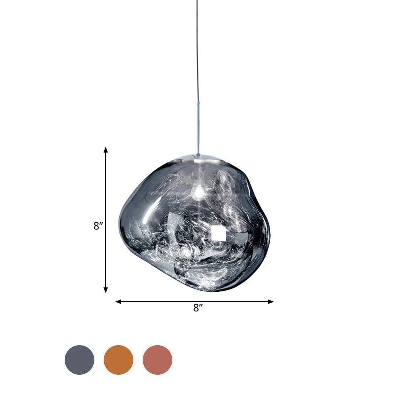 LunaLux Plafondlamp van Glas | Moderne Designlamp voor Woonkamer of Hal