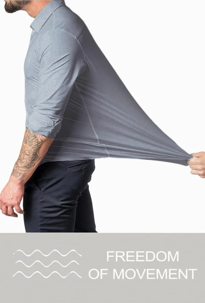 David – Slim Fit Herenoverhemd Voorjaar 2025 | Strijkvrij en Elegant Design