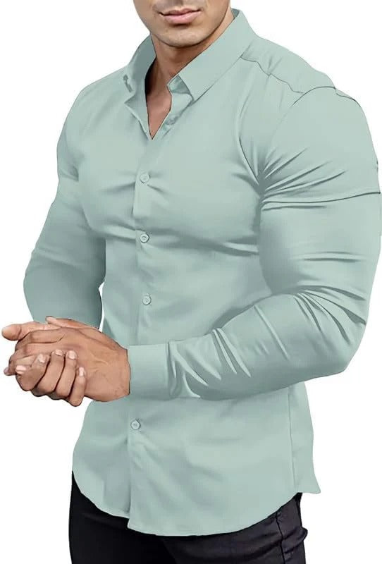 David – Slim Fit Herenoverhemd Voorjaar 2025 | Strijkvrij en Elegant Design