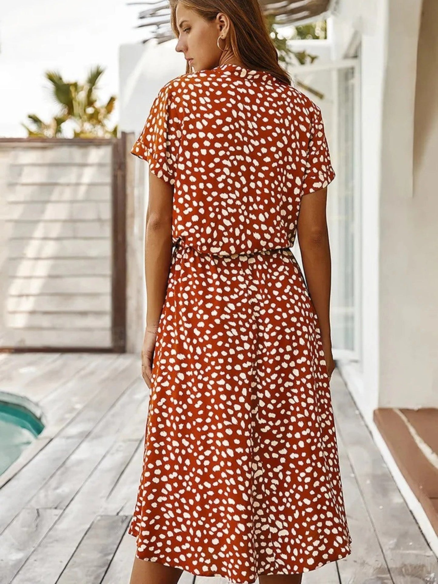Zomerjurk met Print – Luchtig en Comfortabel voor Warme Dagen – Selina