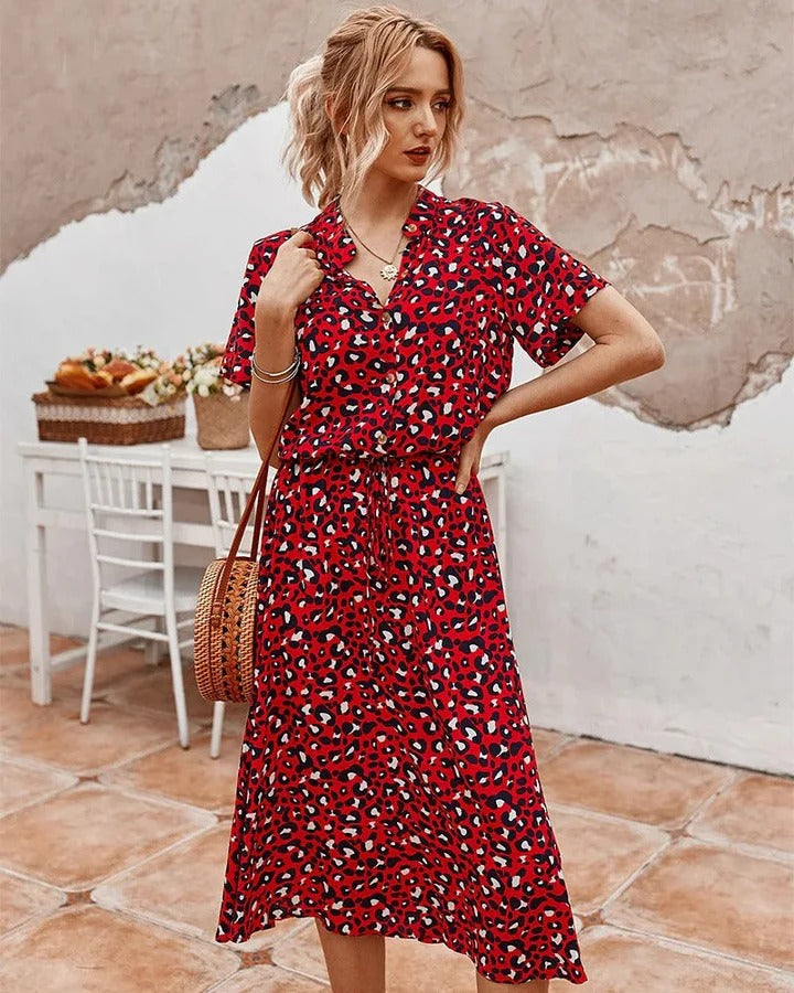 Zomerjurk Dames met Print | Luchtige en Comfortabele Jurk voor Warme Dagen