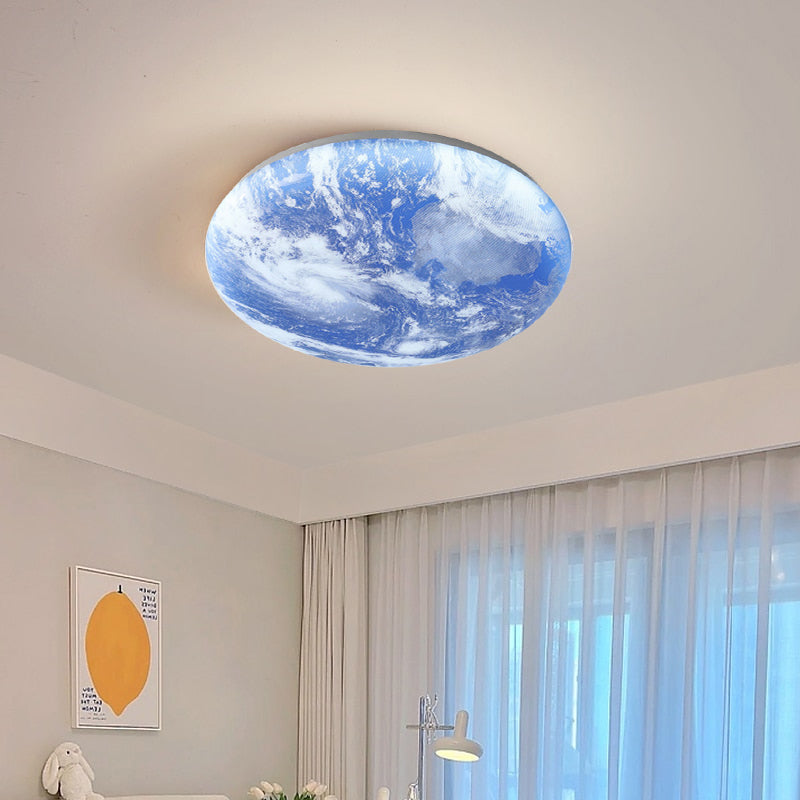 Art Deco Ronde LED Plafondlamp met Maanlicht Effect | Sfeervolle Verlichting voor Woonkamer – LunaDeco Ceiling Light
