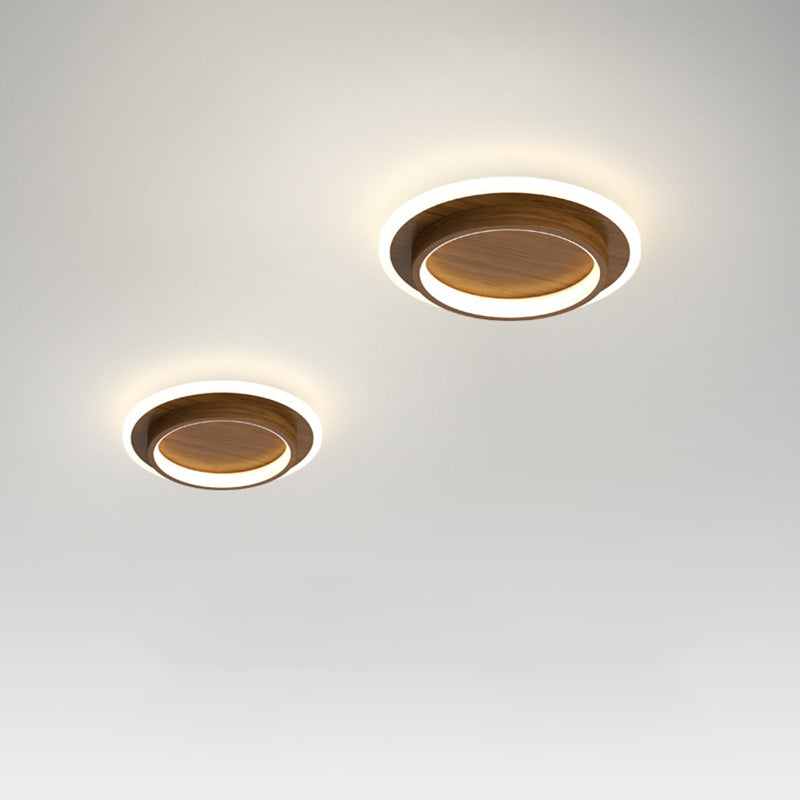 Ronde LED Plafondlamp voor Hal | Metalen & Acryl Designlamp voor Gang of Overloop – HaloPath LED
