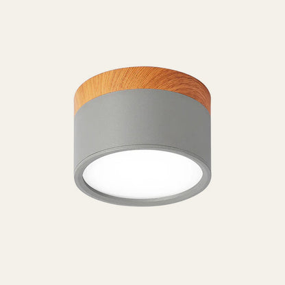 Kleine Cilinder Plafondlamp | Moderne Flush Mount Lamp voor Hal, Toilet of Overloop – MiniTube Ceiling Light