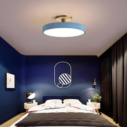 Eenvoudige Ronde Flush Plafondlamp | Minimalistisch LED Design voor Woonkamer of Hal – SimplicityGlow