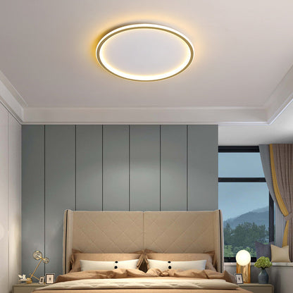 Scandinavische Schijfvormige LED Plafondlamp | Minimalistisch Design voor Woonkamer of Hal – NordDisc Light