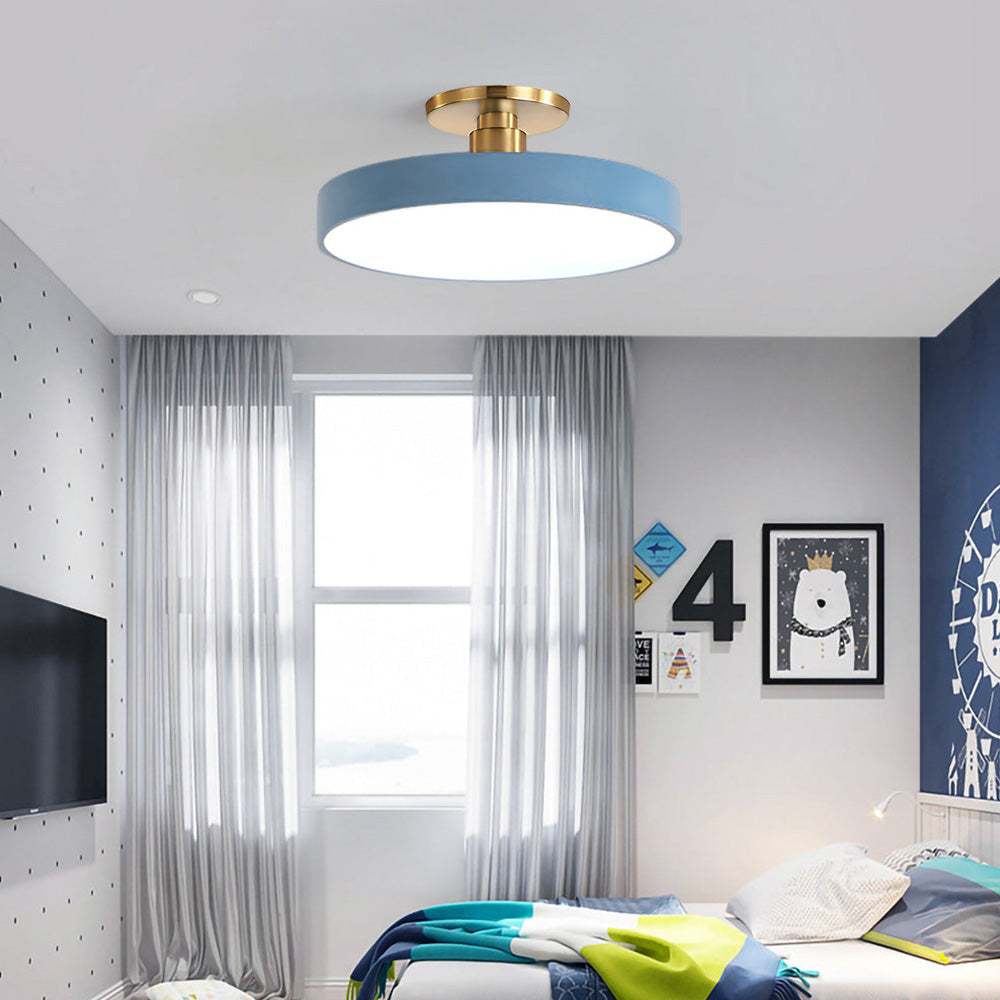 Moderne Ronde LED Plafondlamp | Strak Semi-Flush Design voor Hal, Slaapkamer of Woonkamer – GlowCircle LED