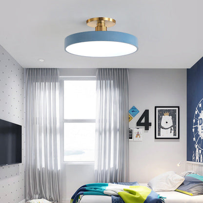 Moderne Ronde LED Plafondlamp | Strak Semi-Flush Design voor Hal, Slaapkamer of Woonkamer – GlowCircle LED
