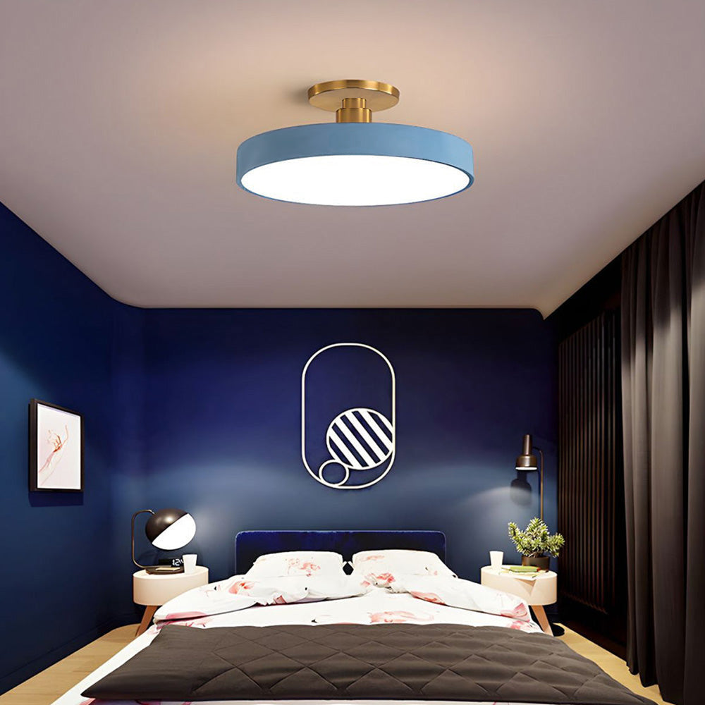Moderne Ronde LED Plafondlamp | Strak Semi-Flush Design voor Hal, Slaapkamer of Woonkamer – GlowCircle LED