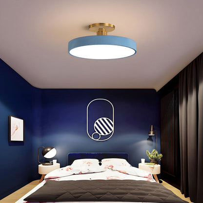 Moderne Ronde LED Plafondlamp | Strak Semi-Flush Design voor Hal, Slaapkamer of Woonkamer – GlowCircle LED