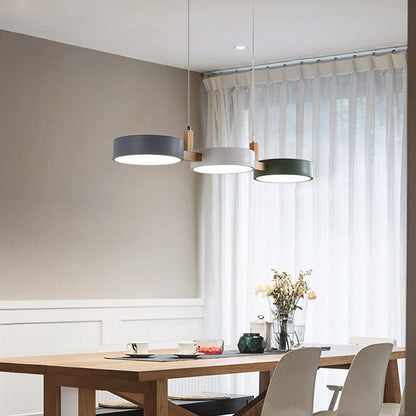 Nordic Hanglamp met Meerdere Cilinderlampen | Modern Metalen Design voor Eetkamer of Keuken – ScandiTube Pendant