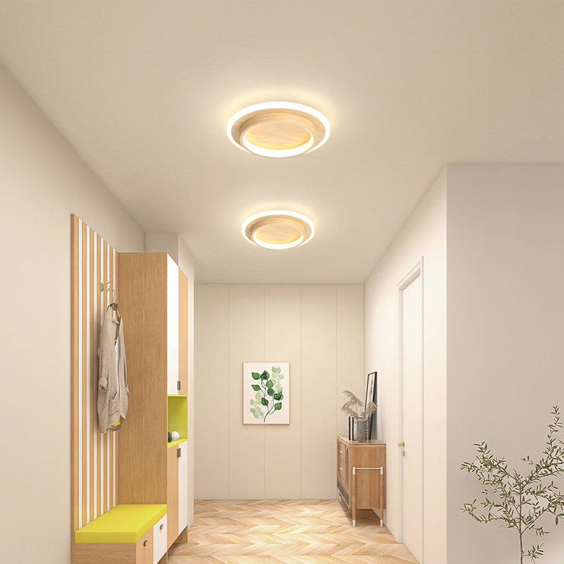 Ronde LED Plafondlamp voor Hal | Metalen & Acryl Designlamp voor Gang of Overloop – HaloPath LED