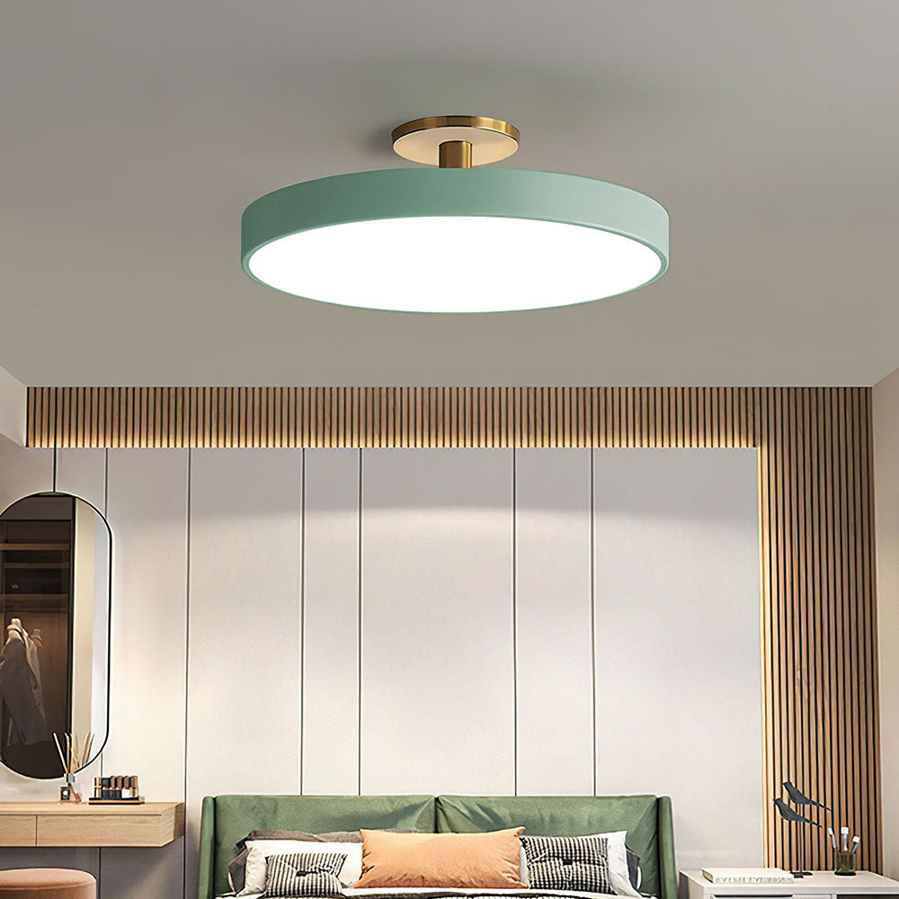 Eenvoudige Ronde Flush Plafondlamp | Minimalistisch LED Design voor Woonkamer of Hal – SimplicityGlow