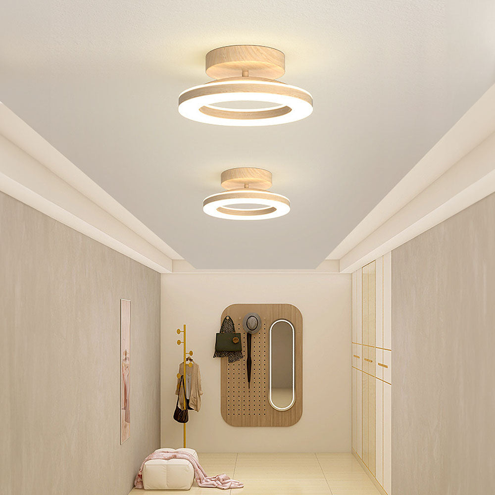 Ronde LED Plafondlamp van Acryl | Moderne Verlichting voor Hal of Entree – ClearGlow Hall Light