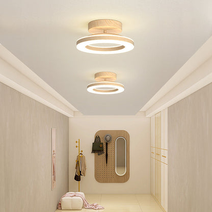 Ronde LED Plafondlamp van Acryl | Moderne Verlichting voor Hal of Entree – ClearGlow Hall Light
