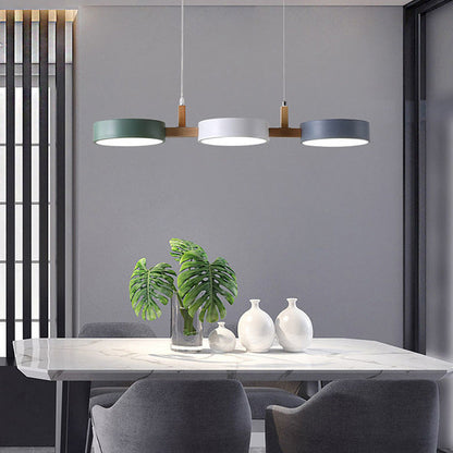 Nordic Hanglamp met Meerdere Cilinderlampen | Modern Metalen Design voor Eetkamer of Keuken – ScandiTube Pendant