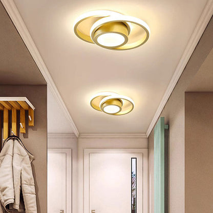 Minimalistische LED Plafondlamp met Dubbele Ring | Modern Design voor Woonkamer of Slaapkamer – TwinHalo LED