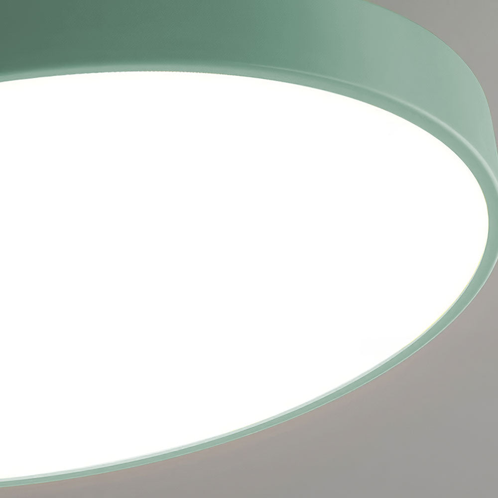 Eenvoudige Ronde Flush Plafondlamp | Minimalistisch LED Design voor Woonkamer of Hal – SimplicityGlow
