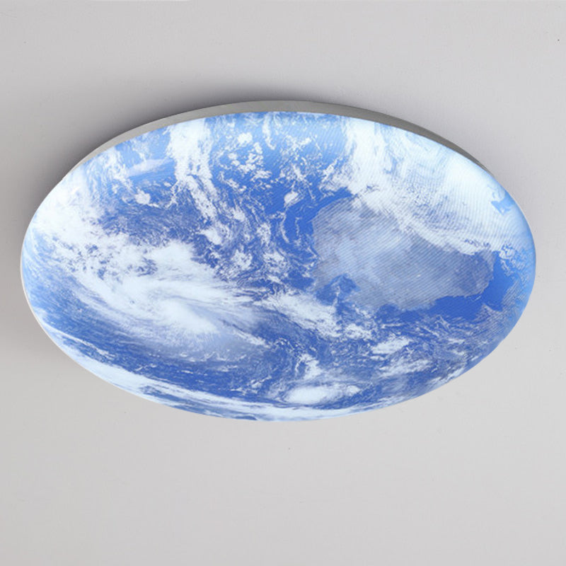 Art Deco Ronde LED Plafondlamp met Maanlicht Effect | Sfeervolle Verlichting voor Woonkamer – LunaDeco Ceiling Light