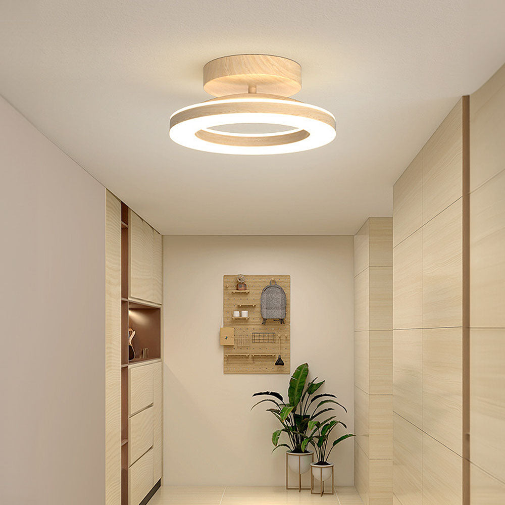 Ronde LED Plafondlamp van Acryl | Moderne Verlichting voor Hal of Entree – ClearGlow Hall Light
