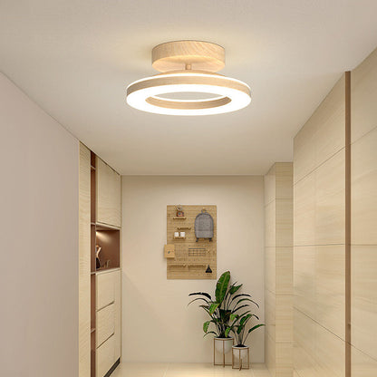 Ronde LED Plafondlamp van Acryl | Moderne Verlichting voor Hal of Entree – ClearGlow Hall Light