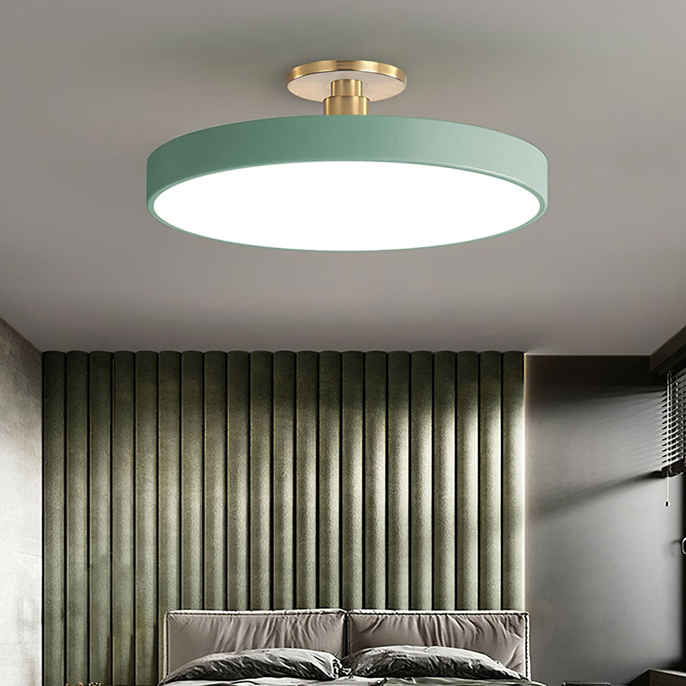 Moderne Ronde LED Plafondlamp | Strak Semi-Flush Design voor Hal, Slaapkamer of Woonkamer – GlowCircle LED
