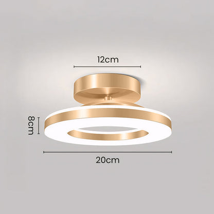 Moderne IJzeren LED Plafondlamp | Stijlvolle Verlichting voor Hal, Gang of Overloop – IronGlow Hall Light